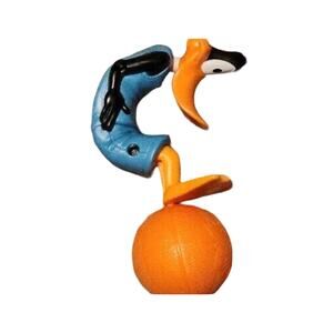 Collectible! McDonald's Toy Daffy Duck Space Jam Basketball Figure with Ball